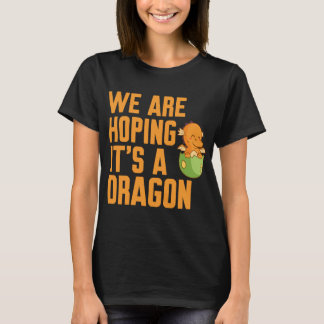 Camiseta Esperamos que sea un dragón