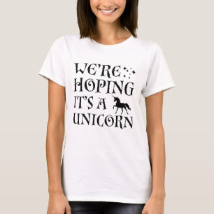 Camiseta Esperamos que sea un unicornio