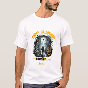Camiseta Esperan Atrapados Senderos De Terror