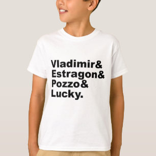 Camiseta Esperando a Godot - Vladimir Estragon Pozzo Lucky