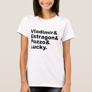 Camiseta Esperando a Godot - Vladimir Estragon Pozzo Lucky