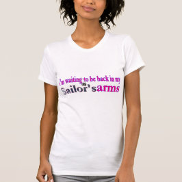 Camiseta Esperando a mi marinero para volver a casa
