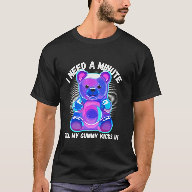 CAMISETA ESPERANDO A QUE MI GUMMY HAGA EFECTO (Anverso)