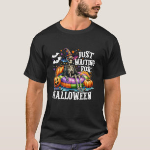 Camiseta Esperando Al Escrótono Brujero De Halloween Jack O