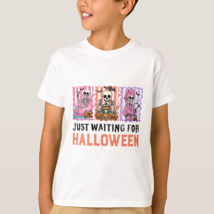 Camiseta Esperando Al Espantador Verano De Halloween