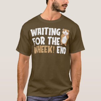 Camiseta Esperando al final de la rueda Guinea Gato Lover