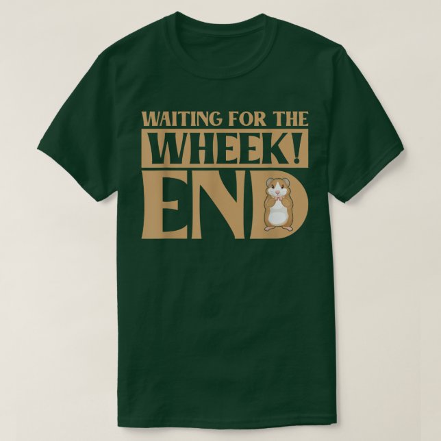 Camiseta Esperando al final de la rueda Guinea Gato Lover (Diseño del anverso)