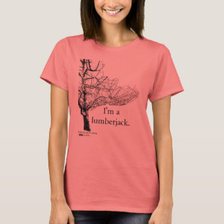 Camiseta Esperando al 'Lumberjack" de primavera T