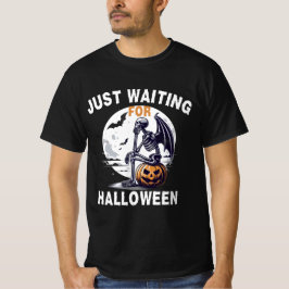 Camiseta Esperando Halloween
