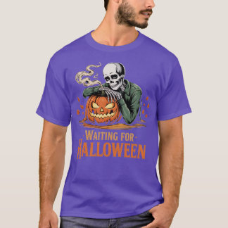 Camiseta Esperando Halloween