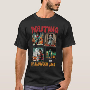 Camiseta Esperando Halloween como Killers Horror Movie Sc
