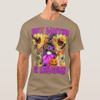 Camiseta Esperando La Cita De Halloween Para Mujeres Autum