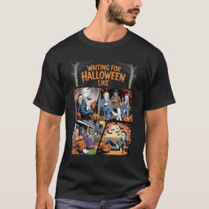 Camiseta Esperando La Película De Horror Del Asesino De Hal
