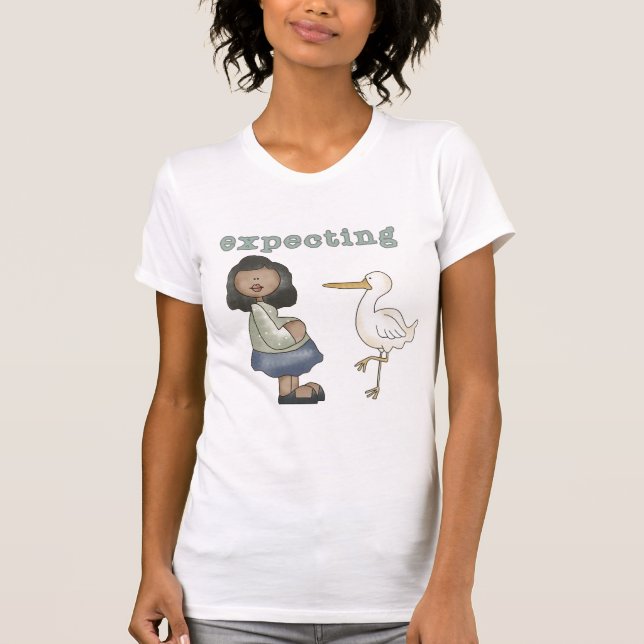 Camiseta Esperando - Mamá afroamericana será y se hundirá (Anverso)