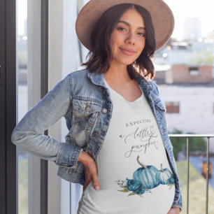 Camiseta Esperando Un Pequeño Niño De Calabaza