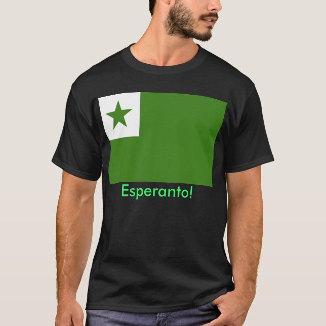 Camiseta ¡Esperanto! (Anverso)