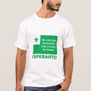 Camiseta Esperanto / "Ne prokrastu・morgamejor...",