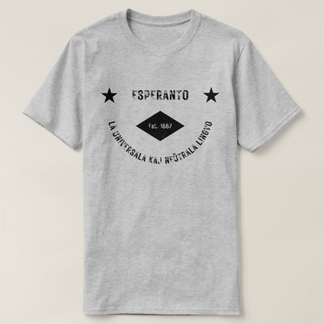 Camiseta Esperanto T-Shirt (Diseño del anverso)