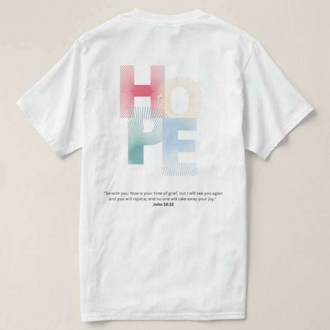 Camiseta Esperanza (Reverso del diseño)