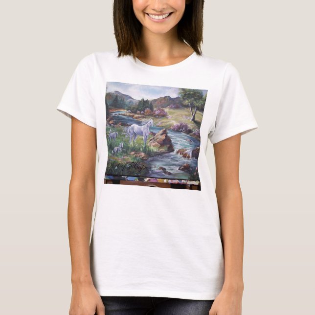 Camiseta esperanza 09 260, arte de la "corriente del (Anverso)
