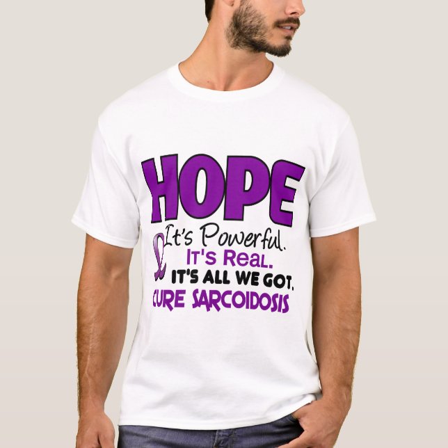 Camiseta ESPERANZA 1 de la sarcoidosis (Anverso)