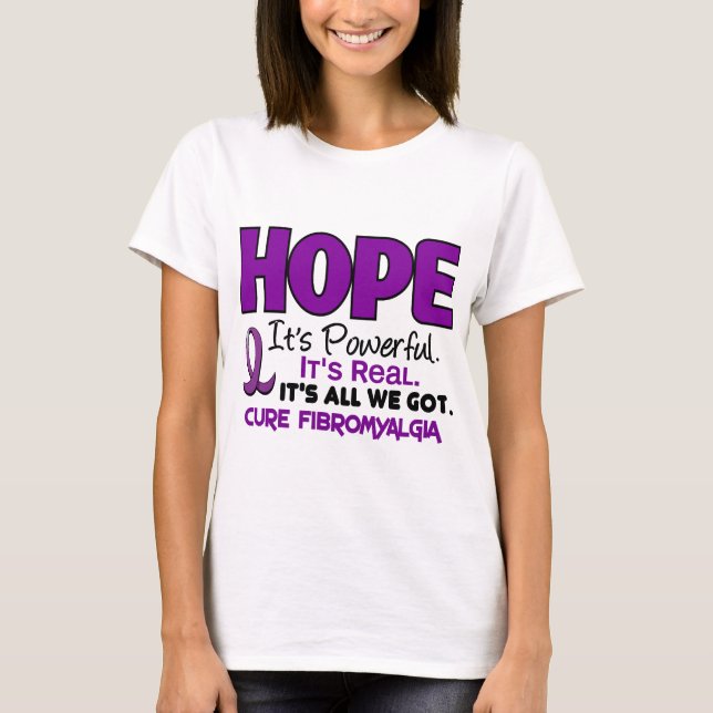Camiseta ESPERANZA 1 del Fibromyalgia (Anverso)