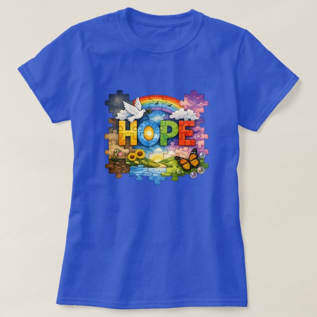 Camiseta ESPERANZA 1c (Diseño del anverso)