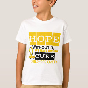 Camiseta ESPERANZA 2 de la conciencia del cáncer de la