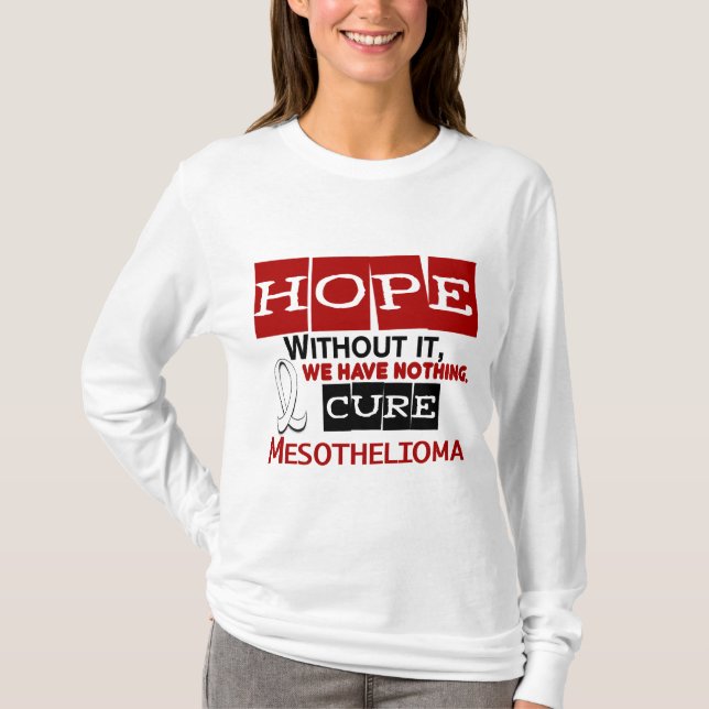 Camiseta ESPERANZA 2 del mesotelioma (Anverso)
