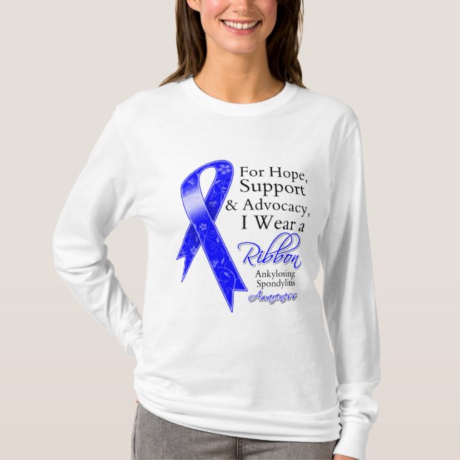 Camiseta Esperanza Ankylosing de la ayuda de Spondylitis (Anverso)
