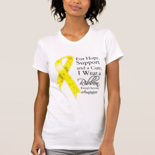Camiseta Esperanza Apoyo la cura uso una cinta de opciones