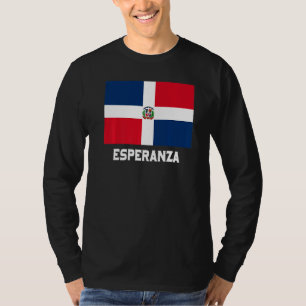Camiseta Esperanza Bandera República Dominicana Emblem Escu