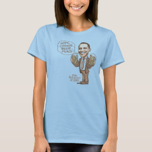 Camiseta Esperanza, cambio, cerveza… Paz Barack Obama