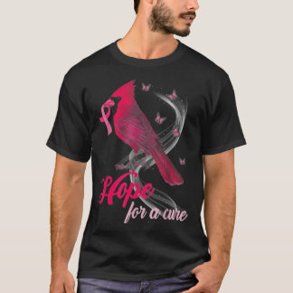 Camiseta Esperanza Cardinal De Una Conciencia Sobre El Cánc