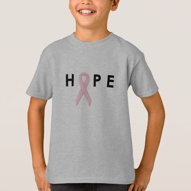 Camiseta Esperanza Cinta de Cáncer de Mama (Anverso)