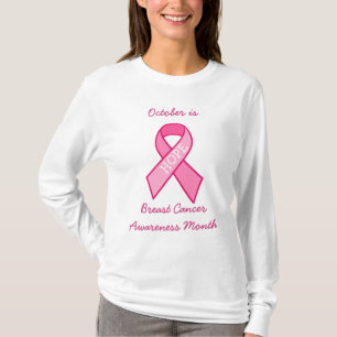 Camiseta Esperanza, cinta rosada para la toma de conciencia
