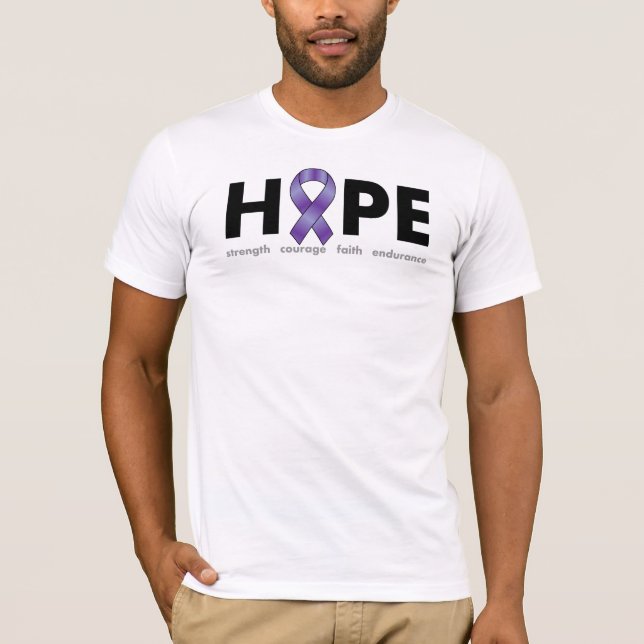 Camiseta ESPERANZA (conciencia de la epilepsia) (Anverso)