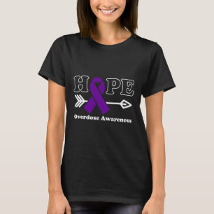 Camiseta Esperanza - Conciencia sobre la sobredosis Cinta p