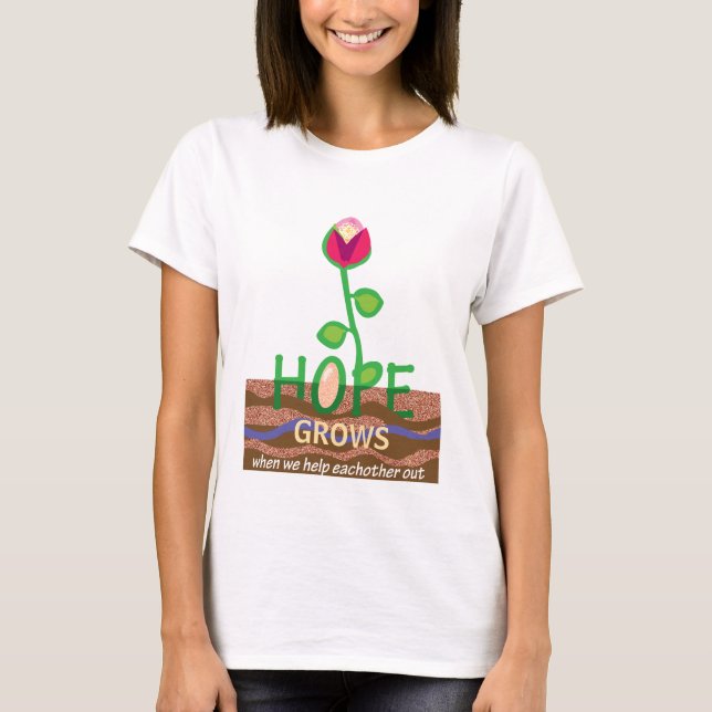 Camiseta Esperanza - cuando nos ayudamos mutuamente (Anverso)