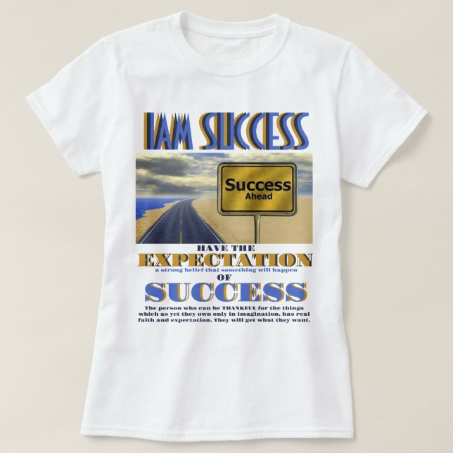 CAMISETA ESPERANZA DE ÉXITO (Diseño del anverso)