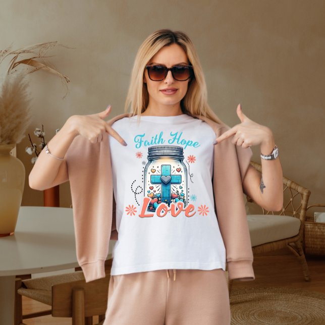 Camiseta Esperanza de fe amor (Subido por el creador)