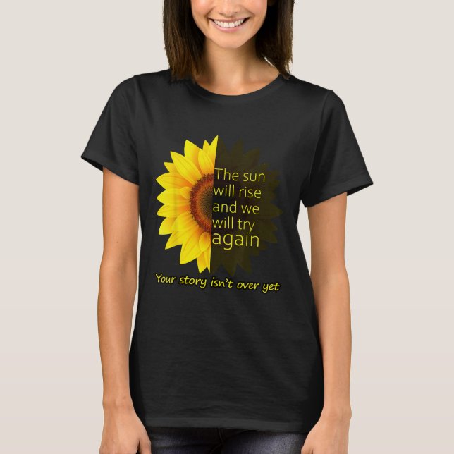 Camiseta Esperanza de girasol (Anverso)