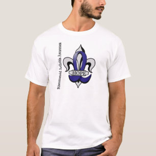 Camiseta Esperanza de la artritis reumatoide de la flor de