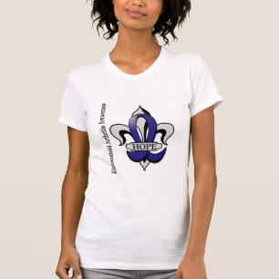 Camiseta Esperanza de la artritis reumatoide de la flor de