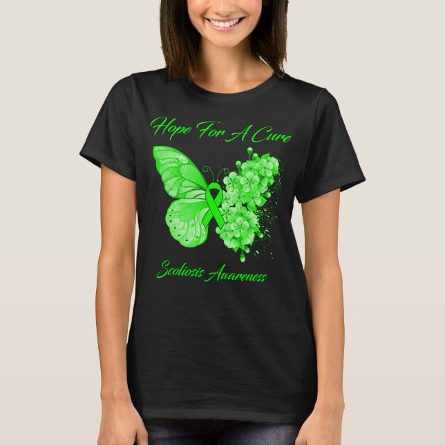 Camiseta Esperanza De Las Mariposas Para Una Conciencia De  (Anverso)