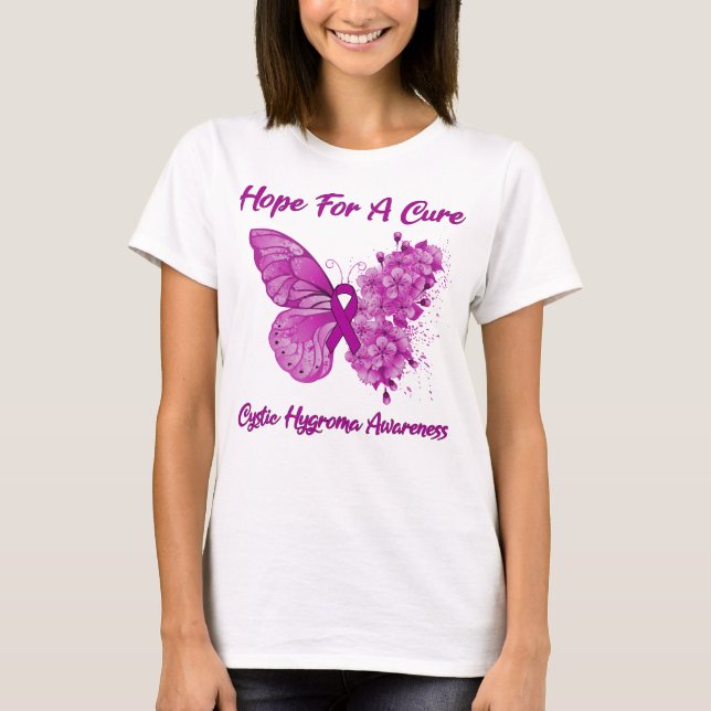 Camiseta Esperanza De Mariposa Para Una Concienciación Sobr (Anverso)