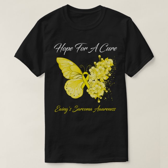 Camiseta Esperanza de mariposa para una cura para los avist (Diseño del anverso)