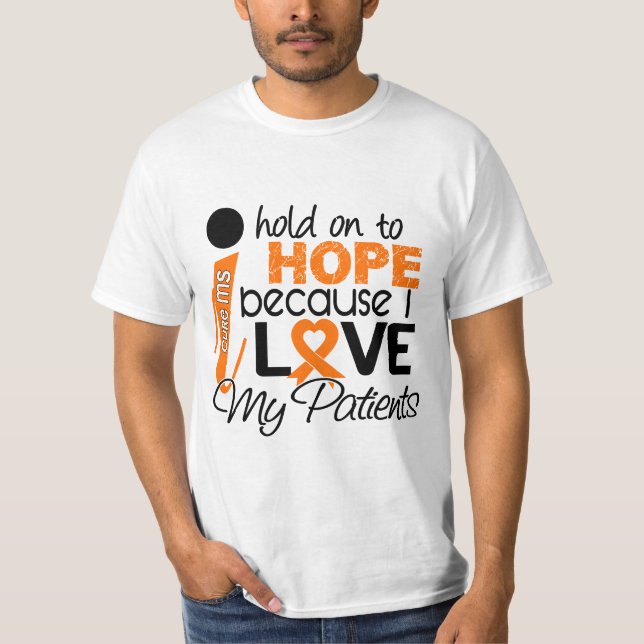 Camiseta Esperanza de mi ms de la esclerosis múltiple de (Anverso)