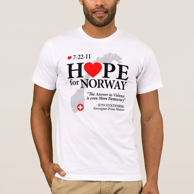Camiseta Esperanza de Noruega (Anverso)
