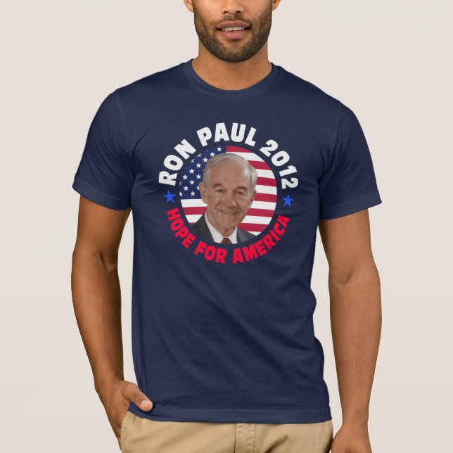 Camiseta Esperanza de Ron Paul de América (Anverso)